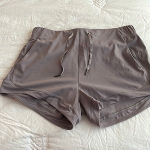 SUPER SOFT ZINC COLORED ACTIVE SHORTS